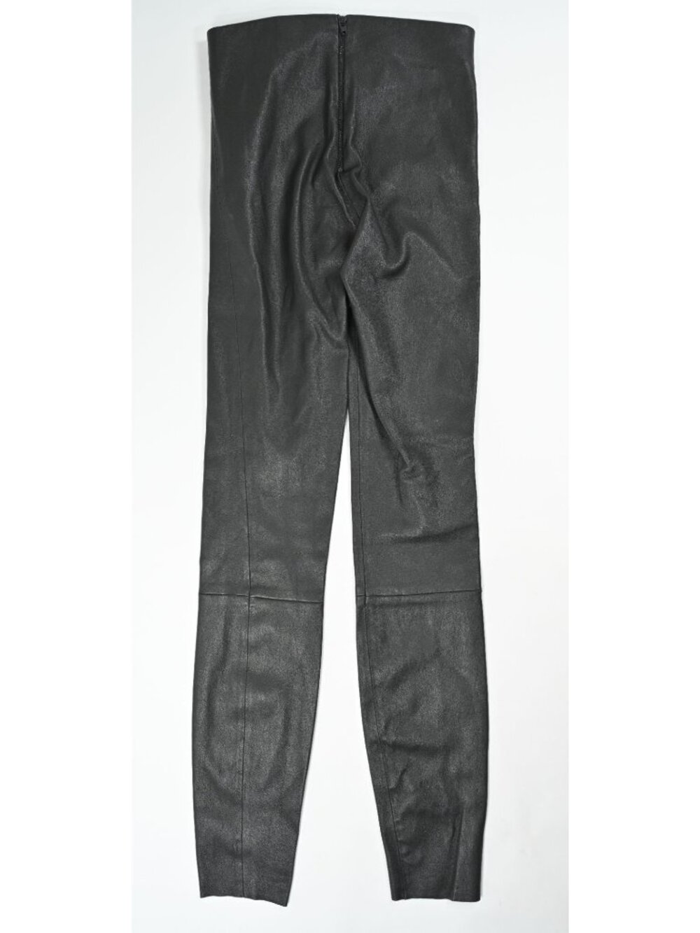 Alice & Olivia Skinny Pants in Black Leather - Picture 4 of 4